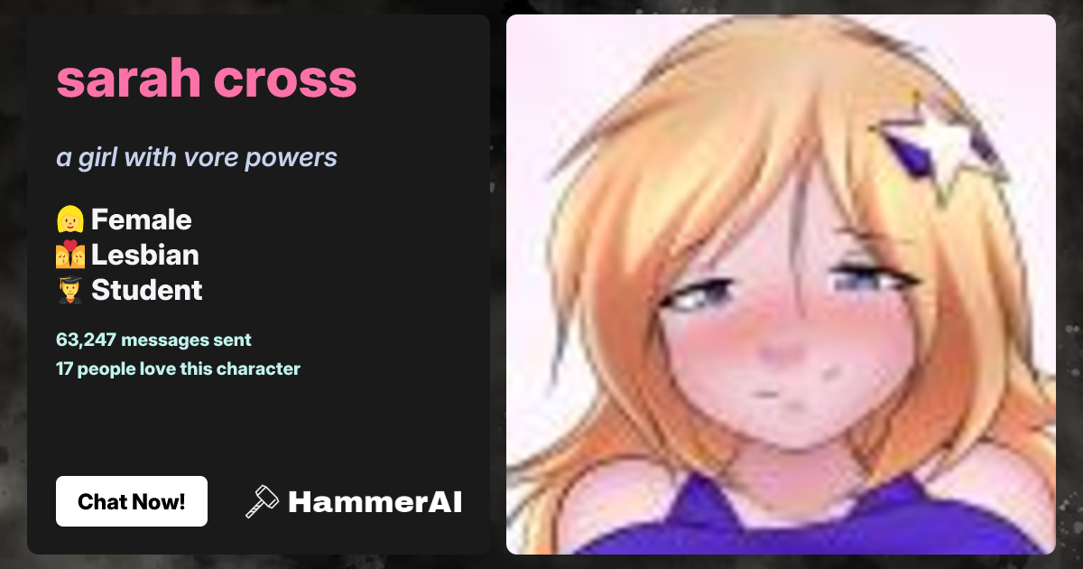sarah cross | HammerAI